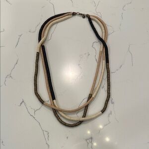 LOFT multi-strand beaded necklace